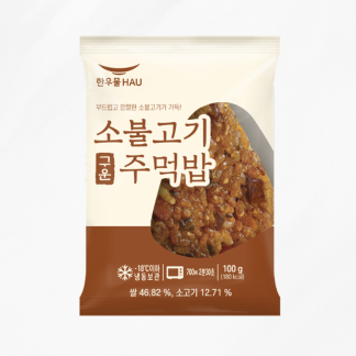 한우물 소불고기 구운 주먹밥 100g