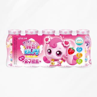 새콤달콤 캐치티니핑 요구르트 딸기 (80ml*5개)