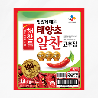 해찬들 태양초 알찬 고추장 14kg