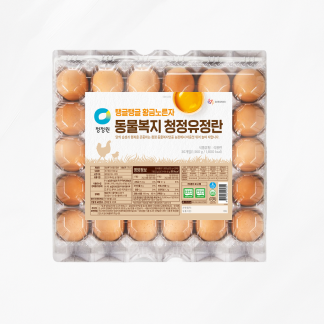 청정원 동물복지 청정유정란(30구) 1.56kg