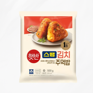 햇반 스팸 김치 주먹밥 500g