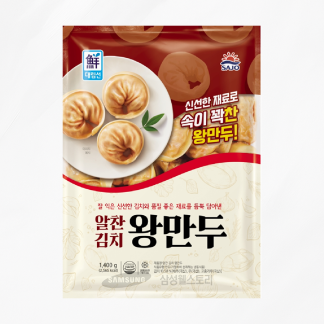 사조대림 알찬 김치 왕만두 1.4kg